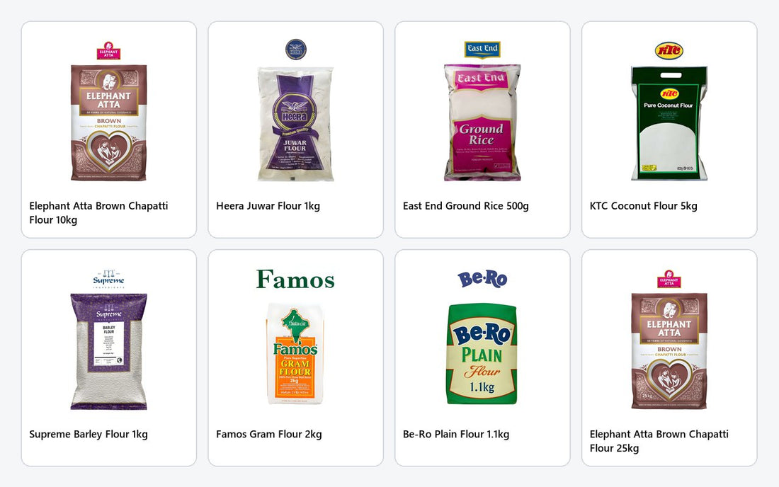Flour & atta. 112 lines already listed.