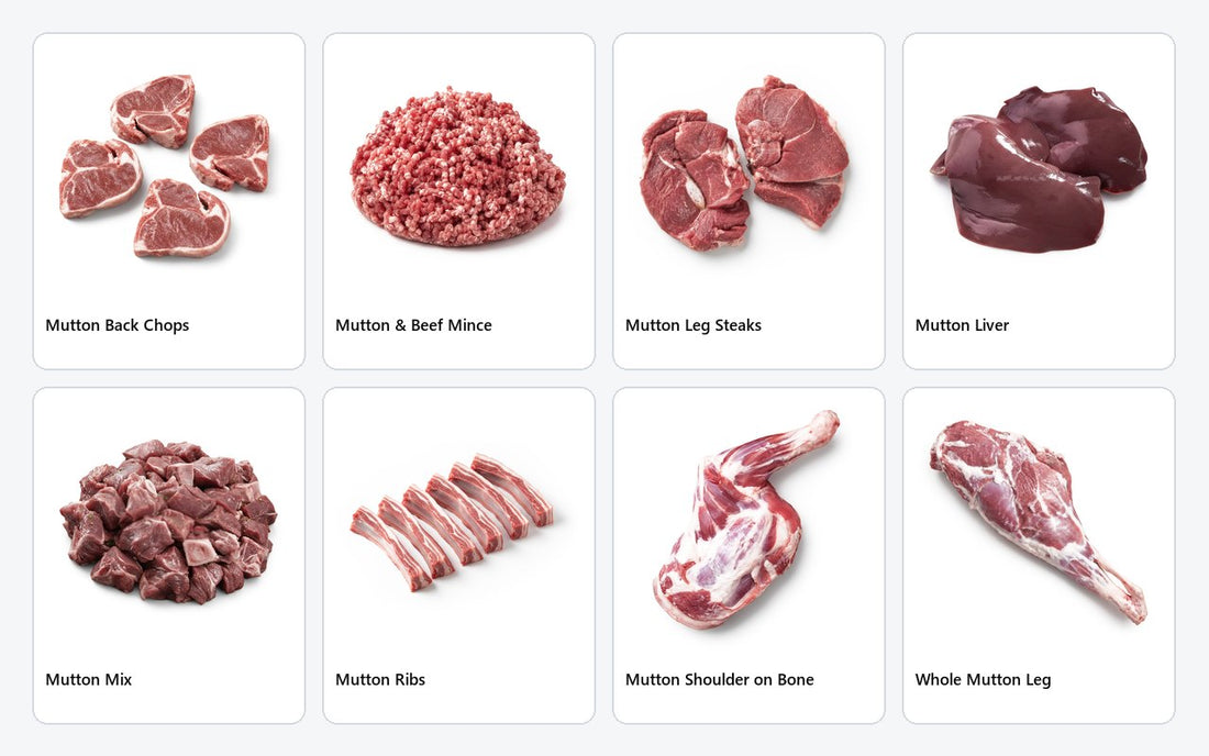 Mutton. 15 cuts photographed and written up.