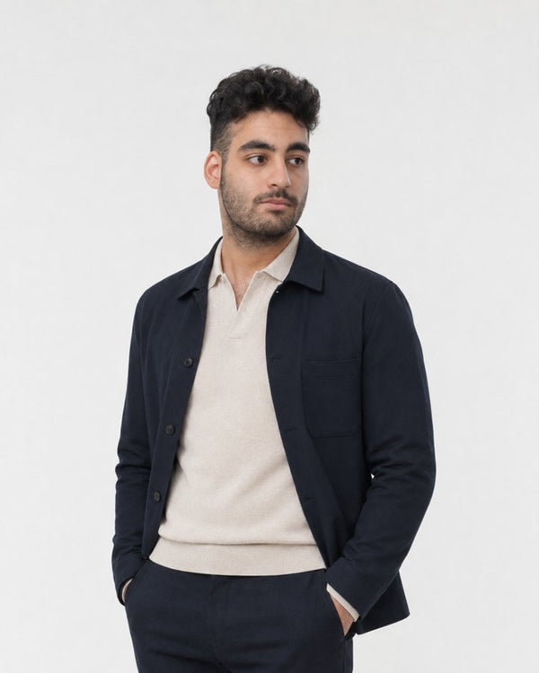 Adam Aziz, Business Development Manager at Veritas UI, in a navy jacket