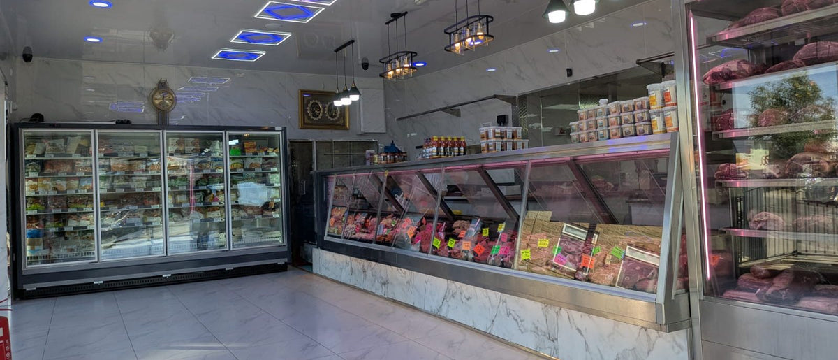 Inside Ikhlas Halal Butcher, Bradford