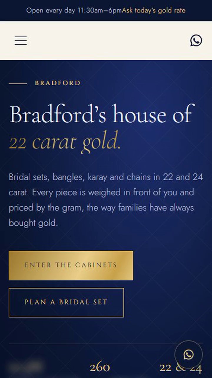 22ct and 24ct gold: Every piece from your own films
