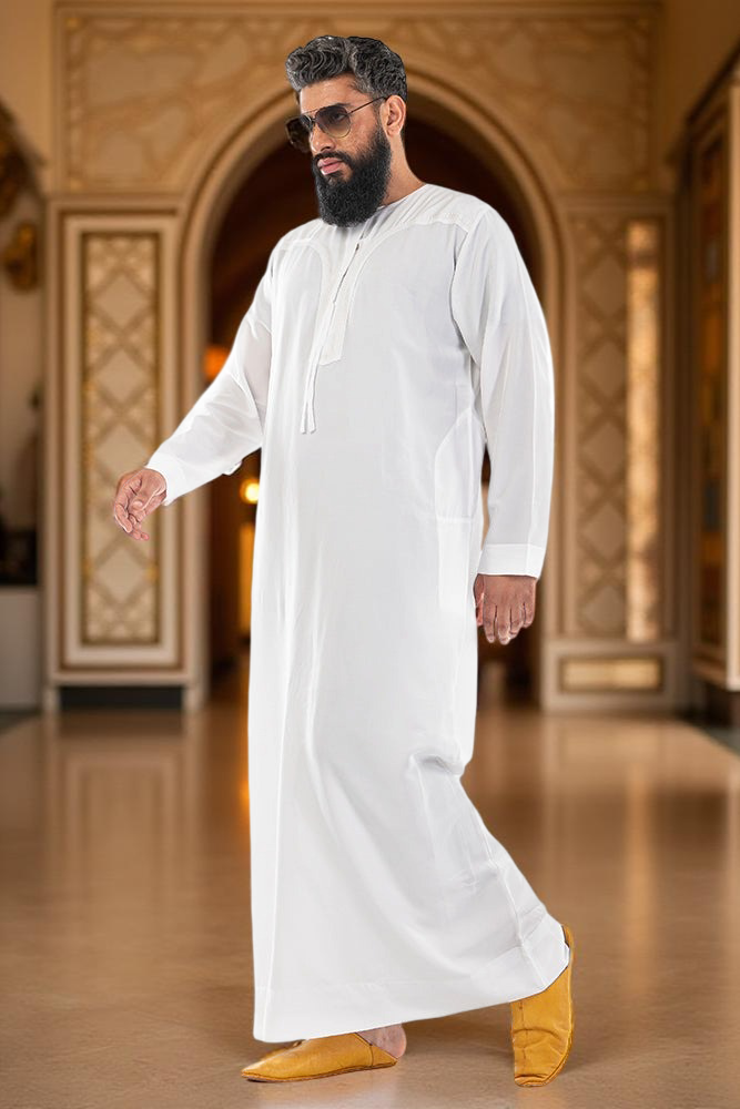White Men Arab Omani Jubba