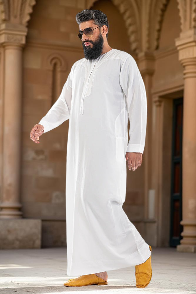 White Men Arab Omani Jubba