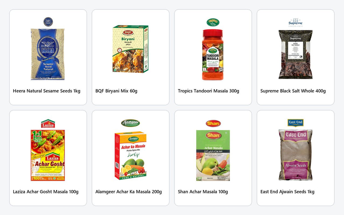 Spices & seasoning.  524 lines already listed.