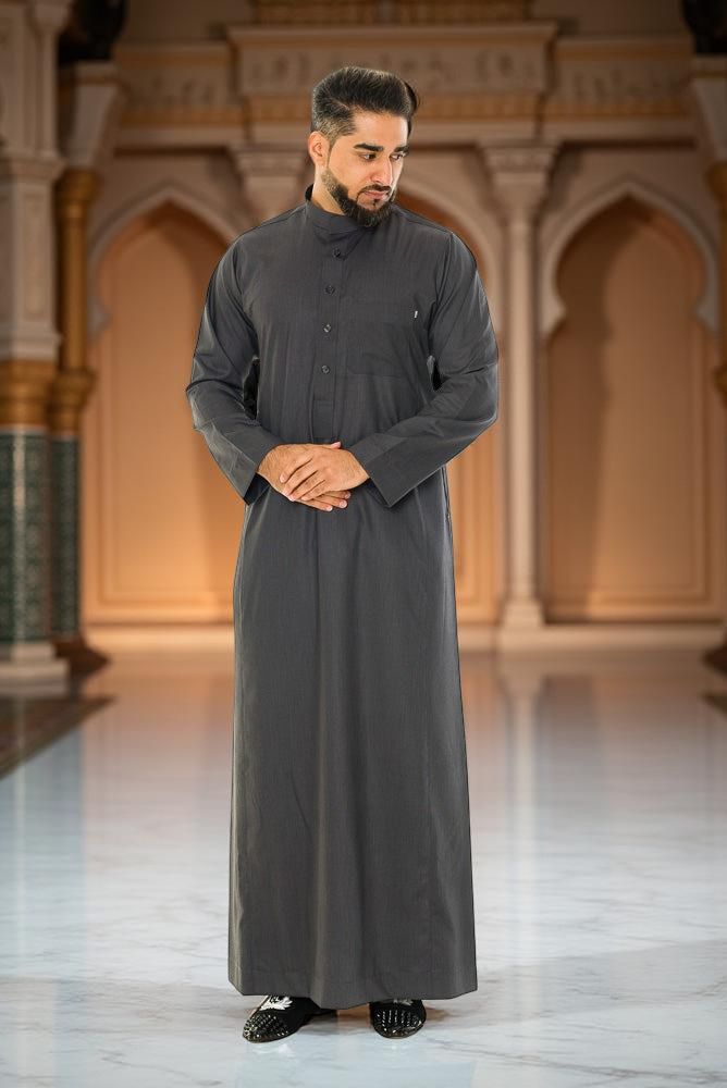 Saudi Collar Jubbah | Thobe