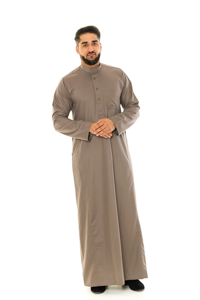 Saudi Collar Jubbah | Thobe