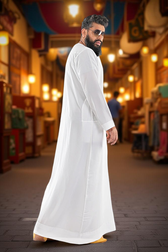 White Men Arab Omani Jubba