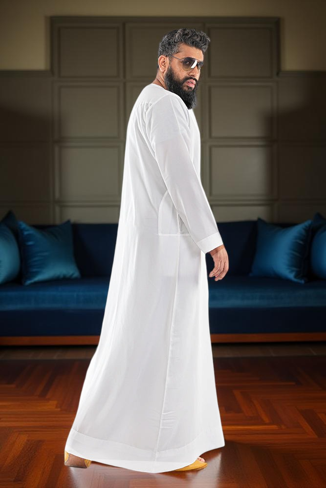 White Men Arab Omani Jubba