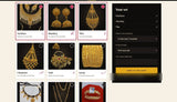 Bridal set builder on a jewellers website