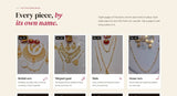 Jewellery pattern book on a jewellers website